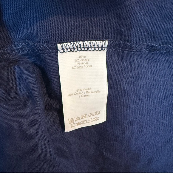 Boden Susannah Navy & Orange Polka Dot Midi Shirt Dress - Size 6R - Picture 6 of 13